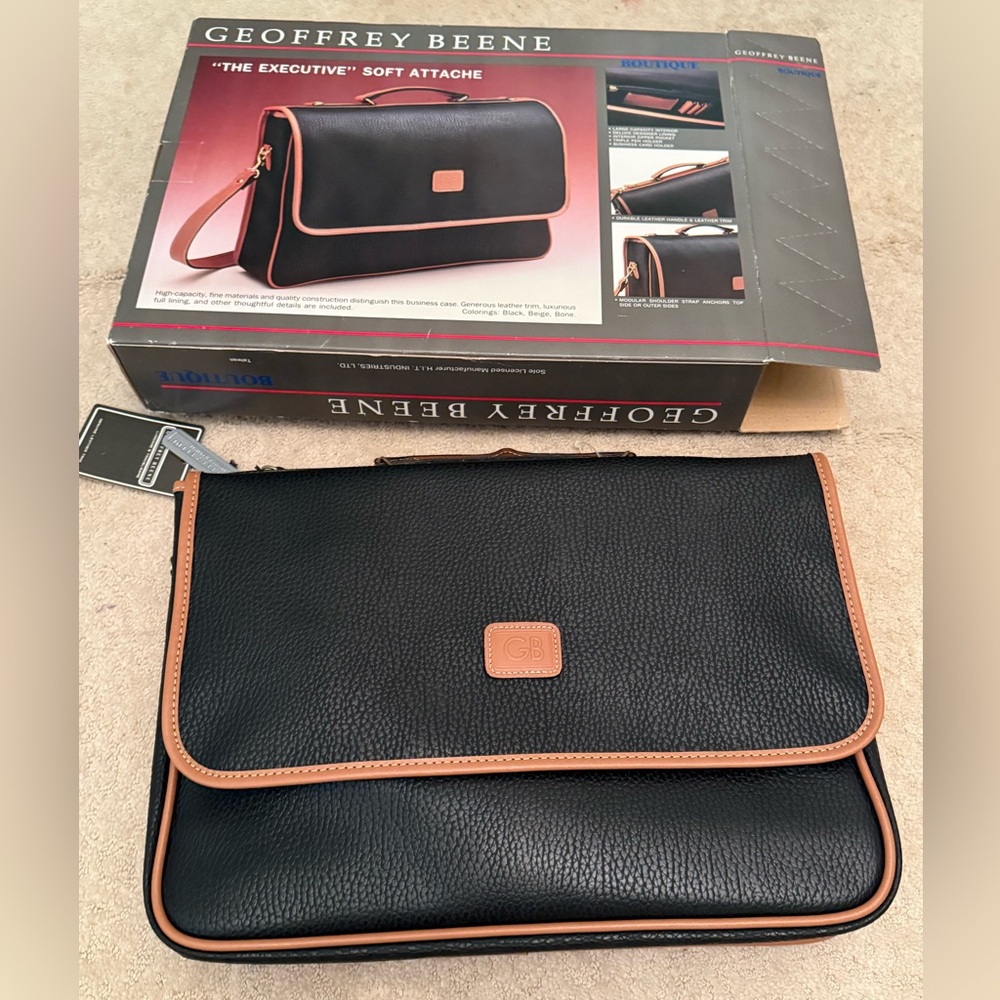 NWT GEOFFREY BEENE
"THE EXECUTIVE" SOFT ATTACHE